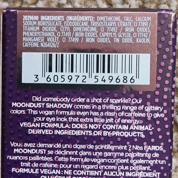 Urban Decay MoonDust Sparkly Eyeshadow in "Lithium" and "Space Cowboy" 2 for $30 - Picture 5 of 5